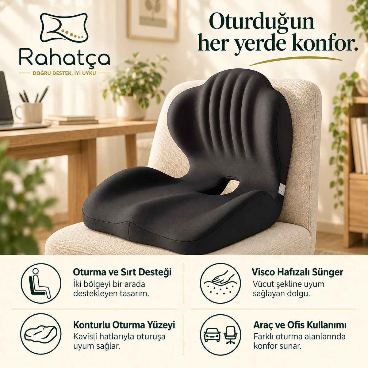 Ortopedik Oturma Yastık